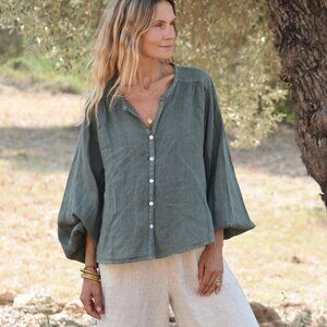 ISO Beachwood The Lily Blouse Fern
